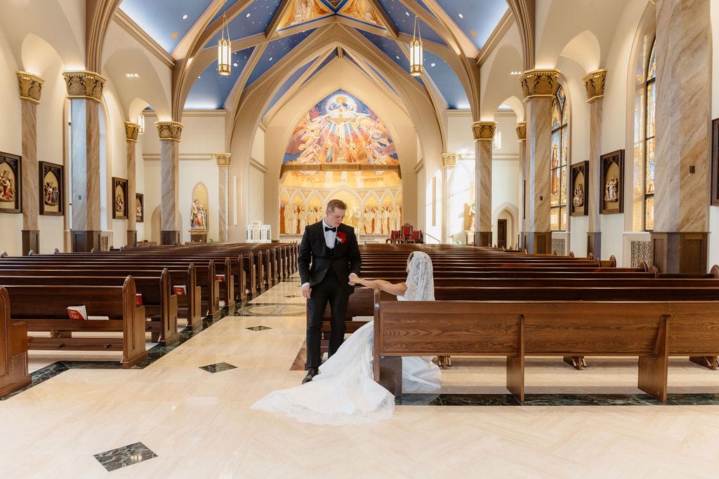 Fargo North Dakota Catholic Church Wedding