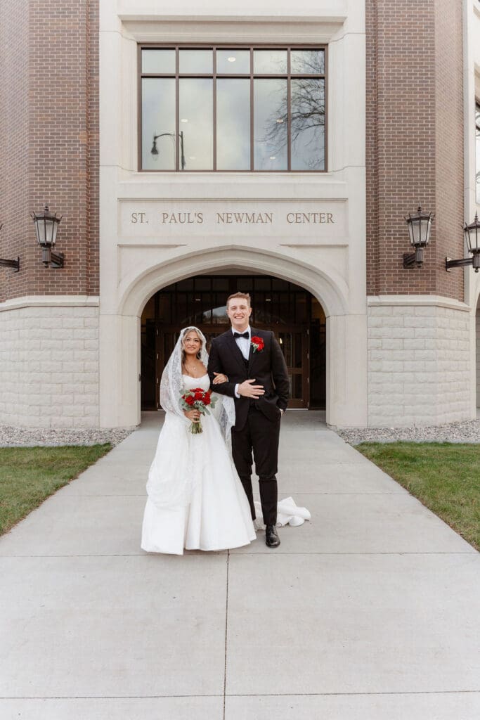Fargo North Dakota Catholic Church Wedding