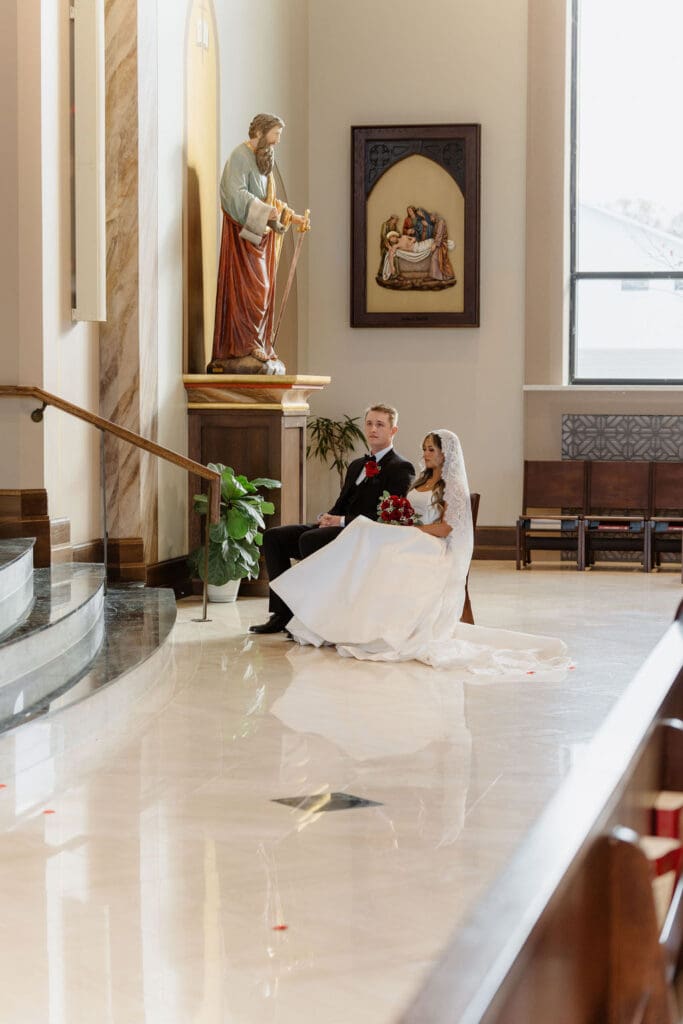 Fargo North Dakota Catholic Church Wedding