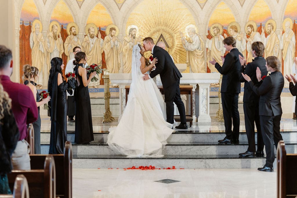 Fargo North Dakota Catholic Church Wedding